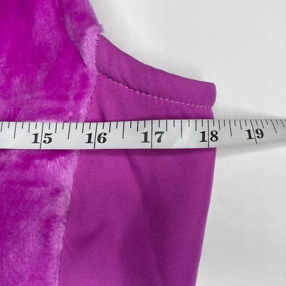 Champion Purple Plush Fleece Vest Full Zip Pockets Comfy Layers XL 16/18 - Picture 6 of 8